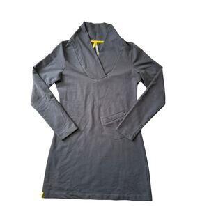 LOLE Dark Gray Women's Sweater/Sweatshirt dress, medium; Tunic Top